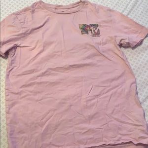 pink MTV old navy short sleeve top